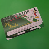 RISCO KIIDS GIFT VOUCHERS