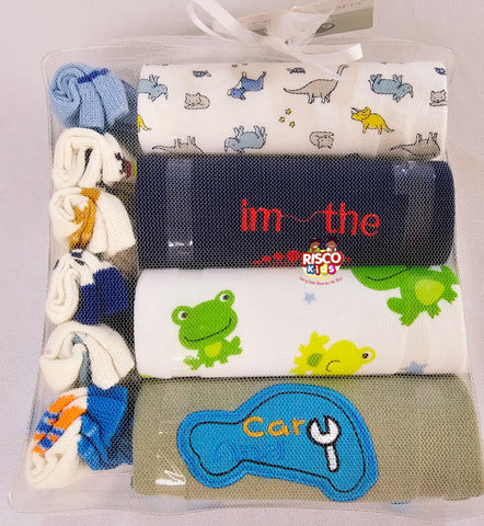 GIFT SET 4 BODYSUITS AND 6 SOCKS